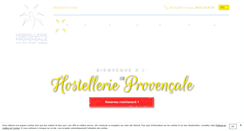 Desktop Screenshot of hostellerie-provencale.com